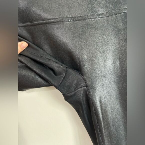 Spanx By Sara Blakely Faux Leather High Waisted Leggings - Picture 7 of 12